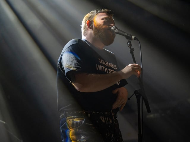 Tom Rasmussen on stage at the O2 Institute in Birmingham on Thursday, March 1. Photo by David Jackson.