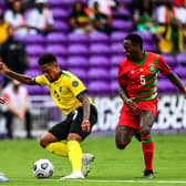 Bailey in action for Jamaica  