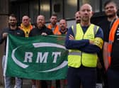 Members of the Rail, Maritime and Transport union (RMT) are on strike across the UK.