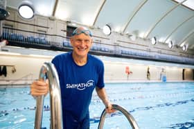 Making a splash: Swimming legend, Duncan Goodhew MBE, is urging people across Birmingham to sign up for Swimathon 2025 to raise vital funds for Cancer Research UK, the end of life charity Marie Curie and Swimathon Foundation. Dive in at swimathon.org.