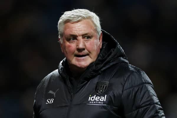 Steve Bruce is under pressure at West Bromwich Albion after their poor start to the season. Credit: Getty.  