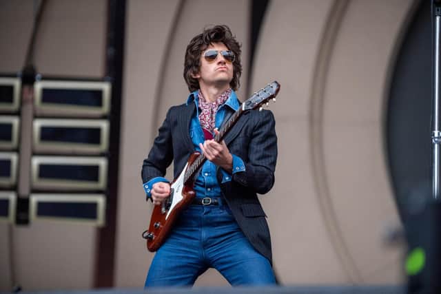 Arctic Monkeys on stage at the Coventry Building Society Arena in Coventry on Wednesday, May 31, 2023. Photo by David Jackson.