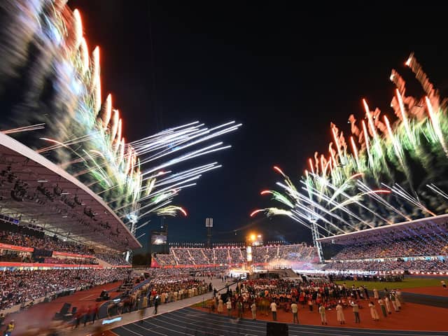 Is it worth it?: Fireworks erupt over the Alexander Stadium during the closing ceremony for the Commonwealth Games in Birmingham, in 2022. (Picture: Glyn Kirk/AFP for Getty Images)