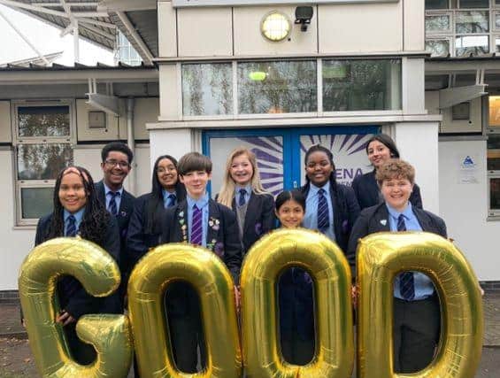 CORE Arena Academy students celebrate their Ofsted rating
