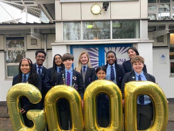 CORE Arena Academy students celebrate their Ofsted rating
