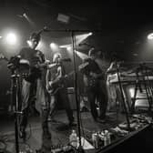Man/Woman/Chainsaw on stage at the Hare & Hounds, Kings Heath, Birmingham, on Tuesday, October 6, 2026. Photo by David Jackson