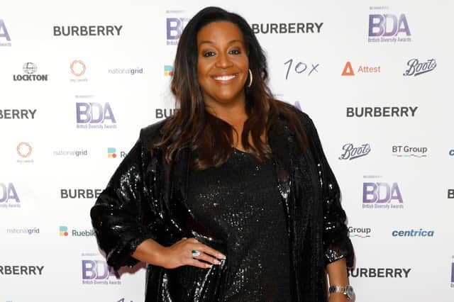 Alison Hammond made a generous donation to a local charity fundraiser. (Photo by Tristan Fewings/Getty Images)