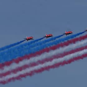 The famous Red Arrows