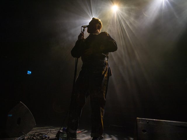 Tom Rasmussen on stage at the O2 Institute in Birmingham on Thursday, March 1. Photo by David Jackson.