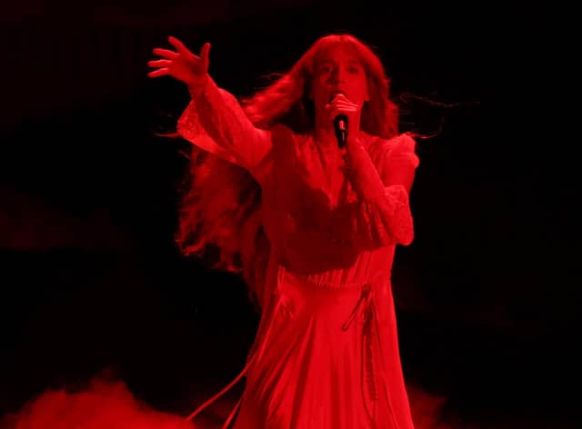 Florence Welch, lead singer of the band of Florence + the Machine