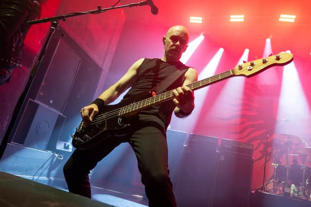 AFi on stage at the O2 Institute in Birmingham on Monday, August 24. Photo by David Jackson.