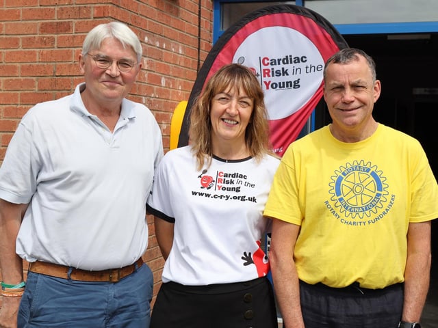 Paul and Penny Lane with Sutton Coldfield MP Andrew Mitchell at last year's event.