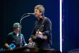 Noel Gallagher on stage at the Utilita Arena in Birmingham on Friday, December 15. Photo by David Jackson.