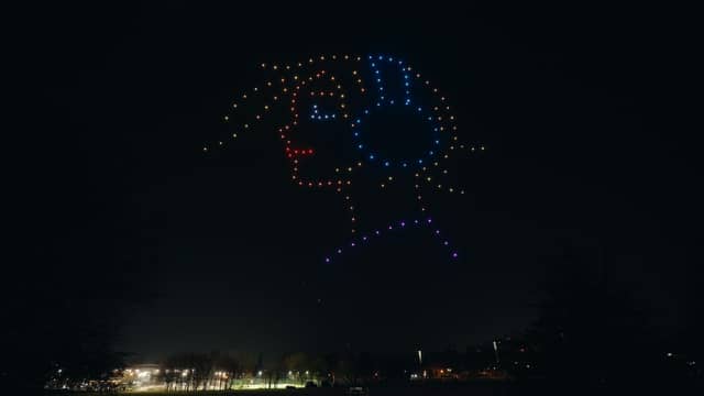 The Drone Show marked the anniversary of 25 years of Domestic Broadband in the UK.