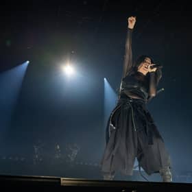 Evanescence on stage at the Utilita Arena in Birmingham on Friday, September 11, 2026. Photo by David Jackson.