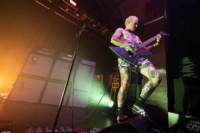 Soft Play on stage at the O2 Institute in Birmingham on Friday, October 18, 2024. Photo by David Jackson.