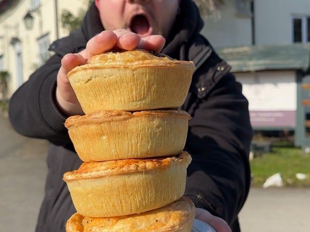 Fat Foodie with his co-creations.