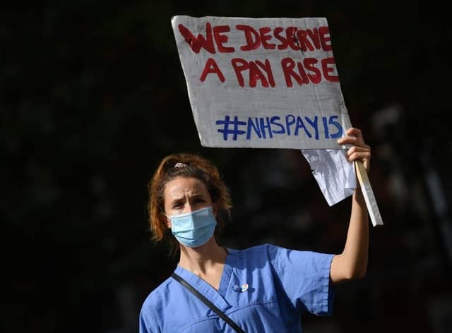No NHS trusts in Sussex will take part in strikes (Photo by JUSTIN TALLIS/AFP via Getty Images)