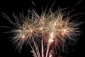 A fireworks display. PIC: Richard Ponter