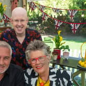 Paul Hollywood (left) and Prue Leith (right) have both expressed their excitement for Alison Hammond's arrival on GBBO. She will replace Matt Lucas (centre).