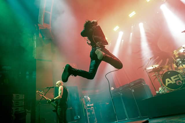AFi on stage at the O2 Institute in Birmingham on Monday, August 24. Photo by David Jackson.