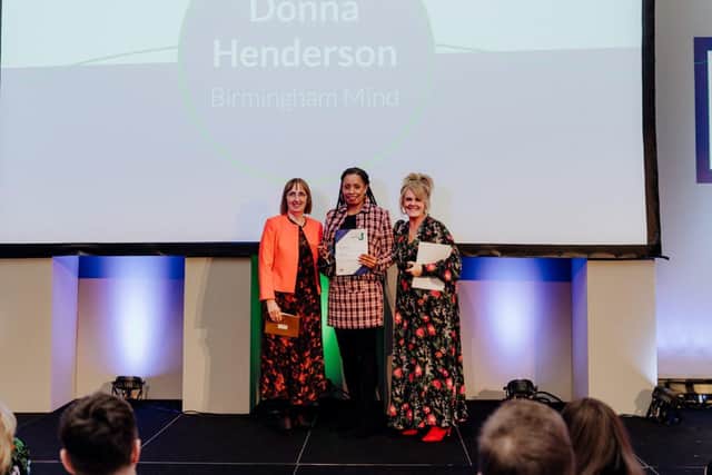 Donna Henderson picks up the Leadership Award