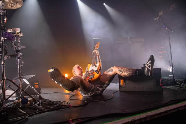 Soft Play on stage at the O2 Institute in Birmingham on Friday, October 18, 2024. Photo by David Jackson.