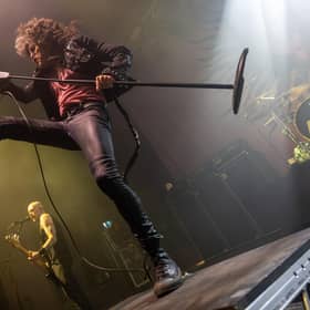 AFi on stage at the O2 Institute in Birmingham on Monday, August 24. Photo by David Jackson.