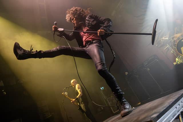 AFi on stage at the O2 Institute in Birmingham on Monday, August 24. Photo by David Jackson.