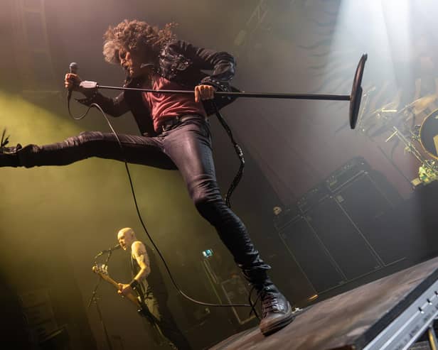 AFi on stage at the O2 Institute in Birmingham on Monday, August 24. Photo by David Jackson.
