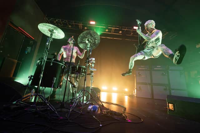 Soft Play on stage at the O2 Institute in Birmingham on Friday, October 18, 2024. Photo by David Jackson.