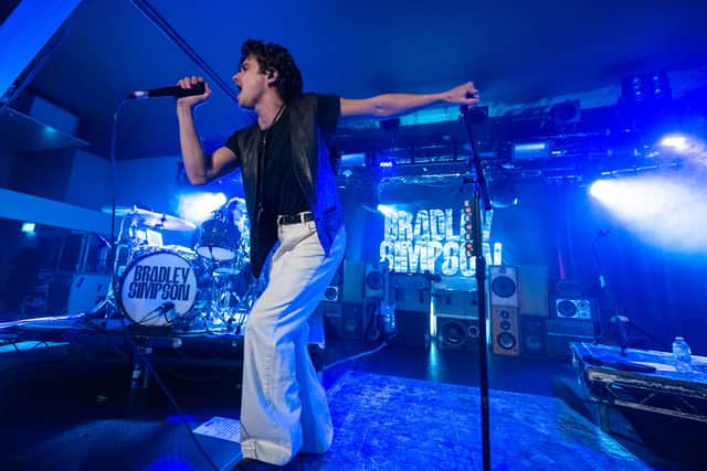 Bradley Simpson on stage at the O2 Institute 2 in Birmingham on Friday, November 8, 2024. Photo by David Jackson.