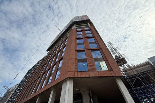 SureBrick facade - Lancaster Street Site