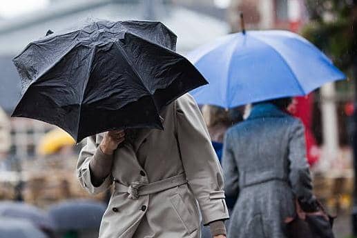 Storm Agnes is set to bring strong winds and heavy rain 