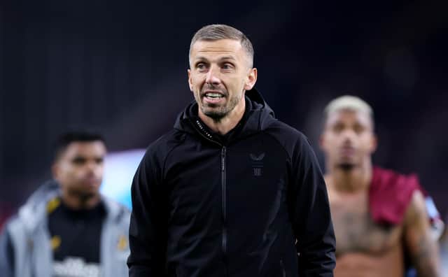 BURNLEY, ENGLAND - APRIL 02: Gary O'Neil, Manager of Wolverhampton Wanderers, reacts after the draw during the Premier League match between Burnley FC and Wolverhampton Wanderers at Turf Moor on April 02, 2024 in Burnley, England. (Photo by Alex Livesey/Getty Images) (Photo by Alex Livesey/Getty Images)