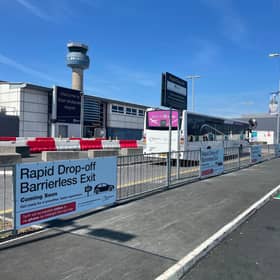 The removal of barriers at East Midlands Airport's Rapid Drop Off area will make it quicker and easier for customers