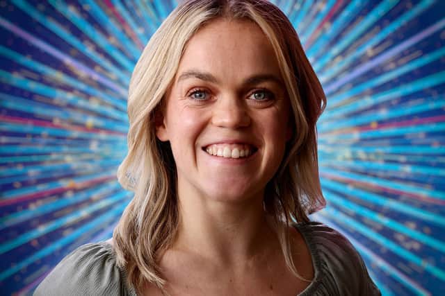 Paralympic swimming gold medallist Ellie Simmonds, who is the latest celebrity revealed as part of the Strictly Come Dancing 2022 line-up. Image: BBC
