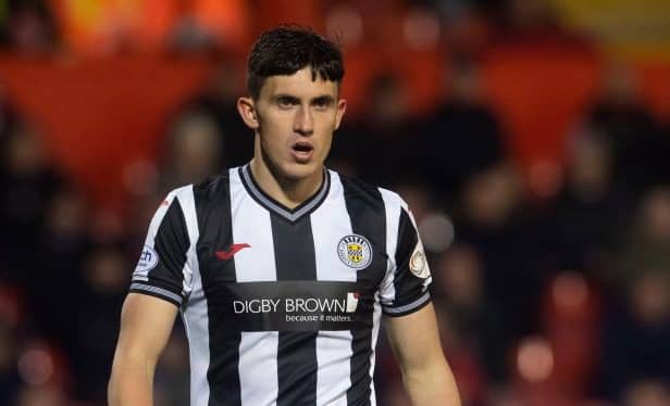 Jamie McGrath in action for St Mirren during a cinch Premiership match between Aberdeen and St Mirren at Pittodrie on December 4 last year. (Photo by Craig Foy / SNS Group)