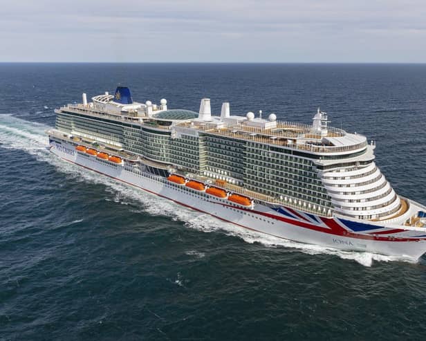 Based in Southampton, P&O Cruises offer trips around the world. Pictured is an Excellence-class cruise ship, MS Iona for illustrative purposes. 