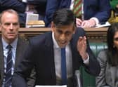 Prime Minister Rishi Sunak speaks during Prime Minister's Questions in the House of Commons, London.