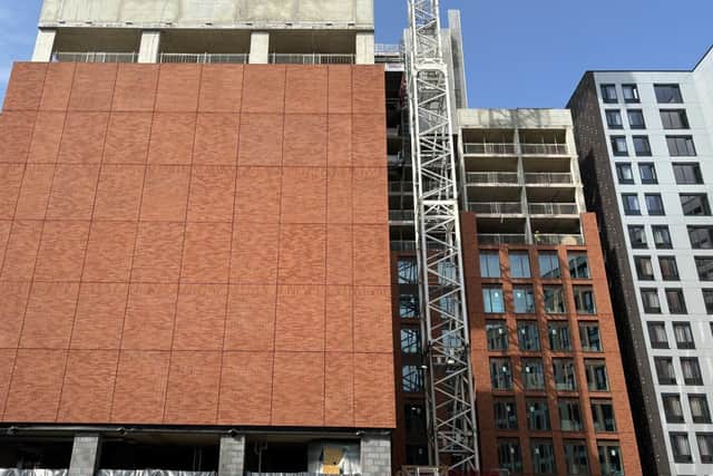 SureBrick facade - Lancaster Street Site 02.08
