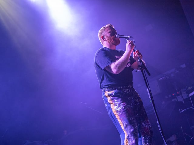 Tom Rasmussen on stage at the O2 Institute in Birmingham on Thursday, March 1. Photo by David Jackson.