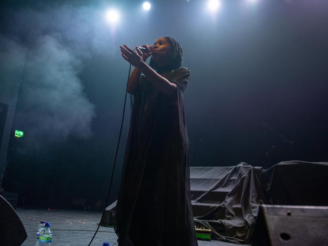 Mega on stage at the O2 Institute in Birmingham on Thursday, March 1. Photo by David Jackson.
